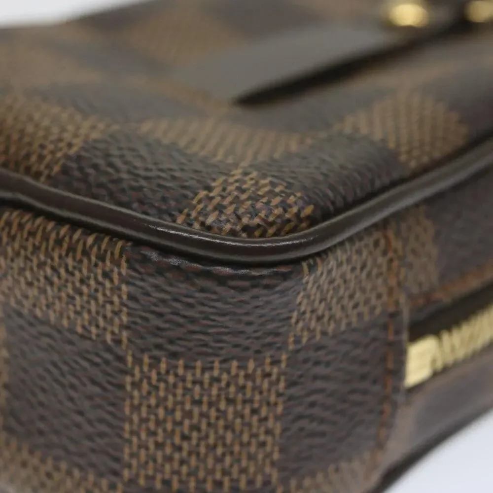Louis Vuitton Damier Ebene Etui Okapi PM Pouch Brown